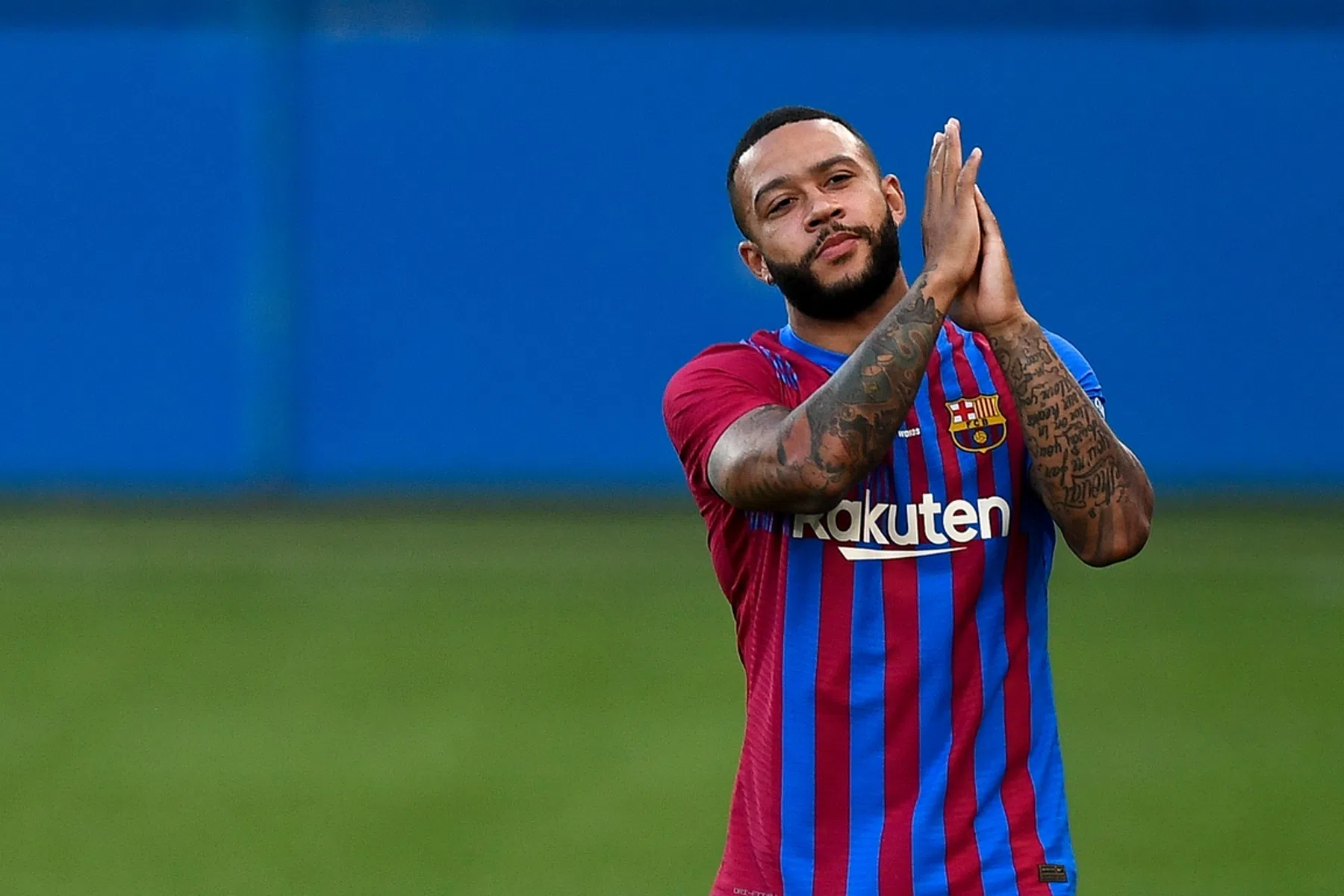 Memphis debuteert bij Barça, ook basisplaats voor Frenkie de Jong