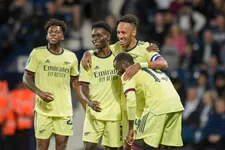 Thumbnail for article: Hattrick Aubameyang, prachtassist Ødegaard bij Arsenal-rentree