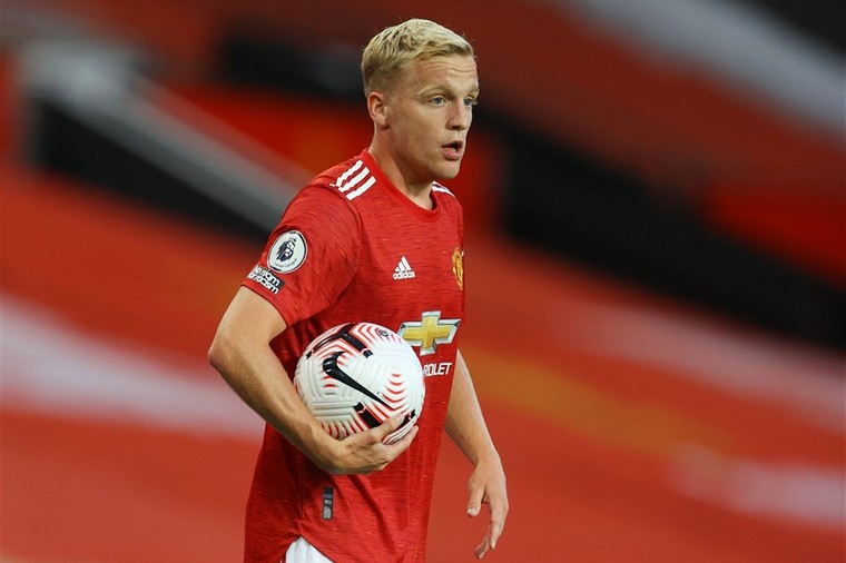 Van de Beek rekent op meer speeltijd: 'Solskjaer is heel positief over me'