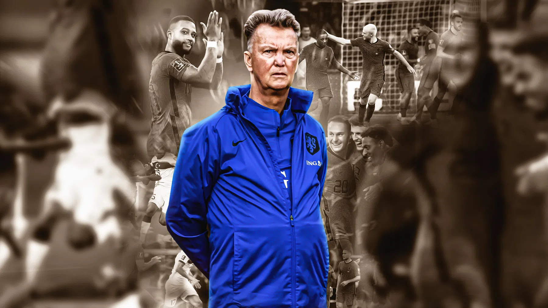 Zo functioneert de totale pressie van Louis van Gaal
