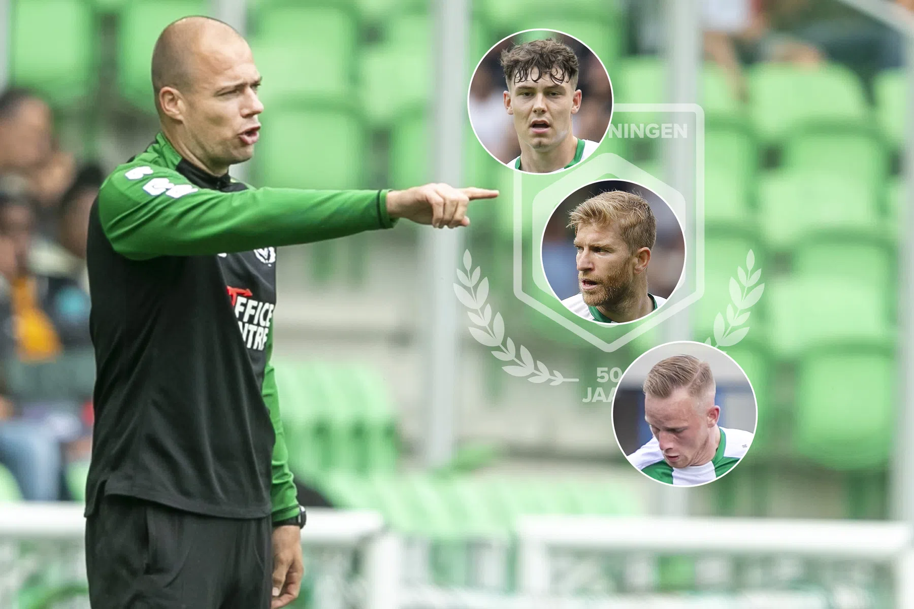 Wie van de drie? Bij FC Groningen is het dringen in de spits
