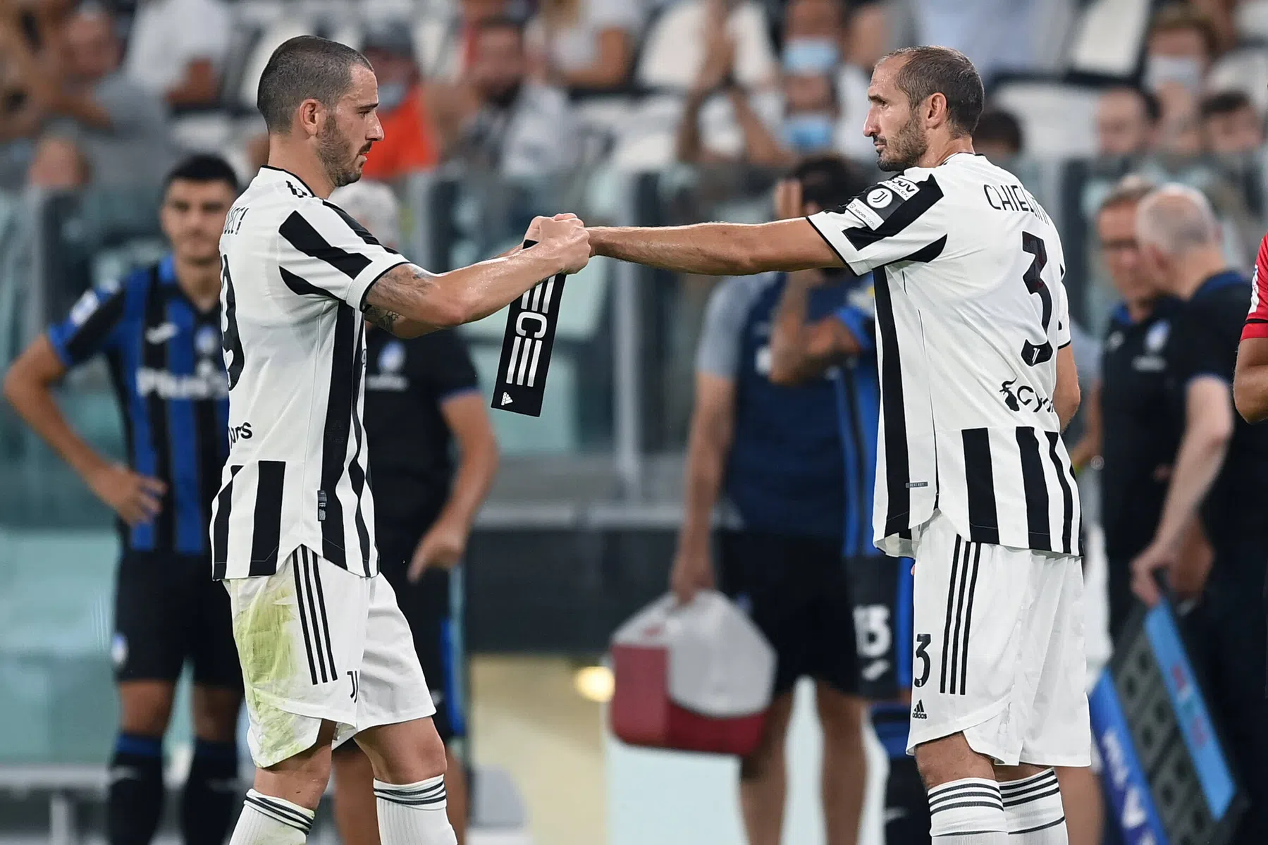 Chiellini en Bonucci over clash met Lukaku: 'Niet het fysieke gevecht aangaan'