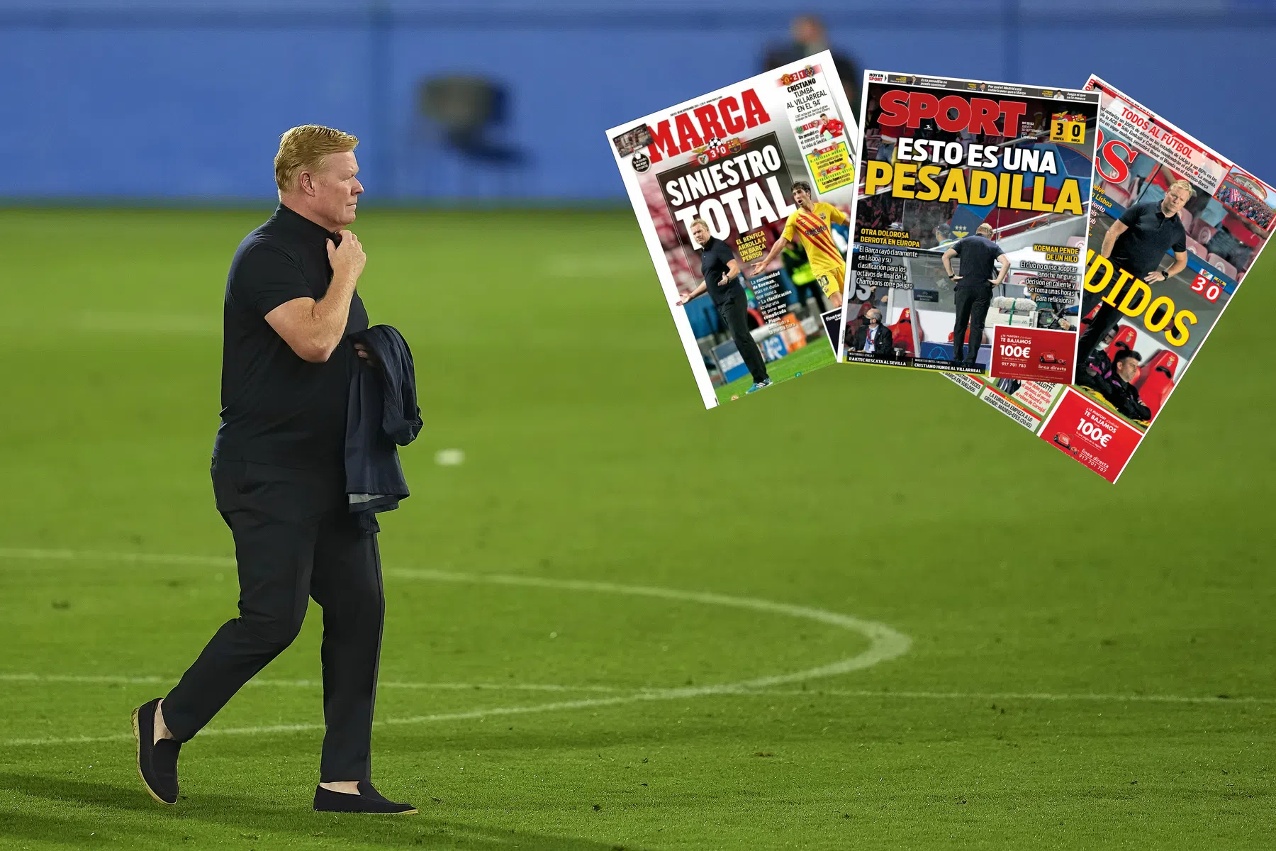 Complete ramp, nachtmerrie, in de touwen: Spaanse covers sparen Barça niet