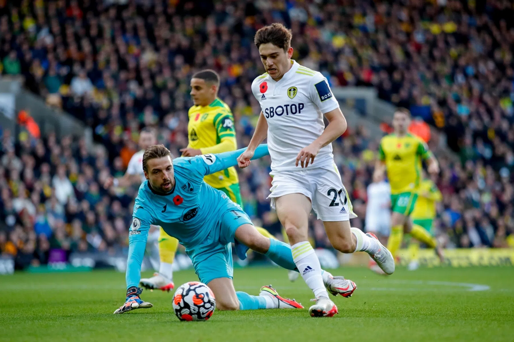 Gifbeker Norwich City nog niet leeg: Krul leidt nederlaag tegen Leeds in