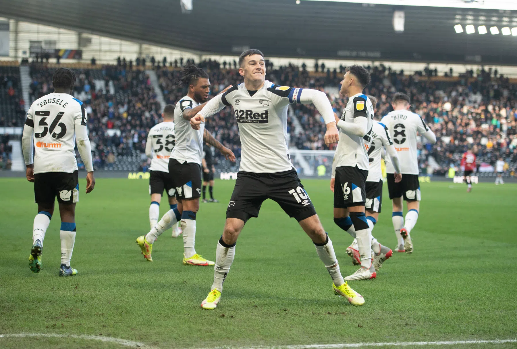 Derby County na stunt op nul punten