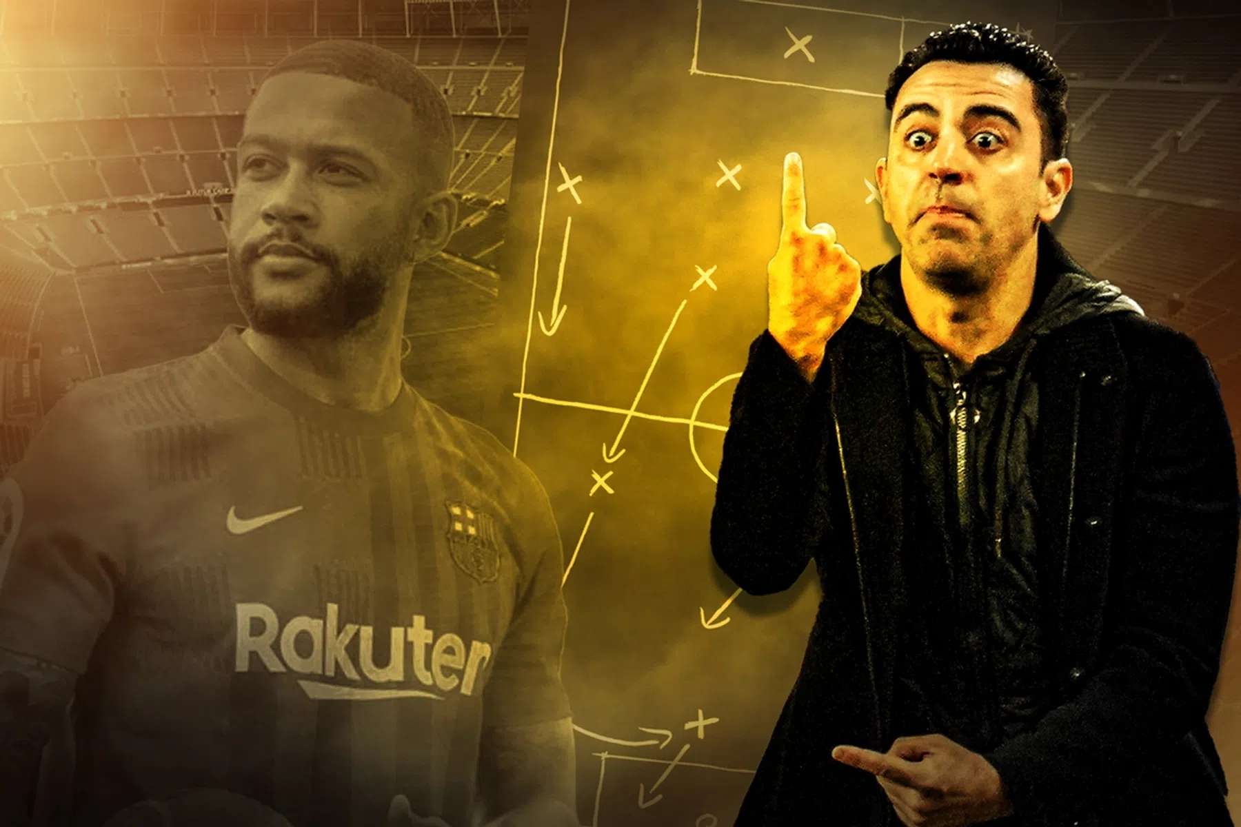 De hand van Xavi: waarom Memphis voorlopig reserve is