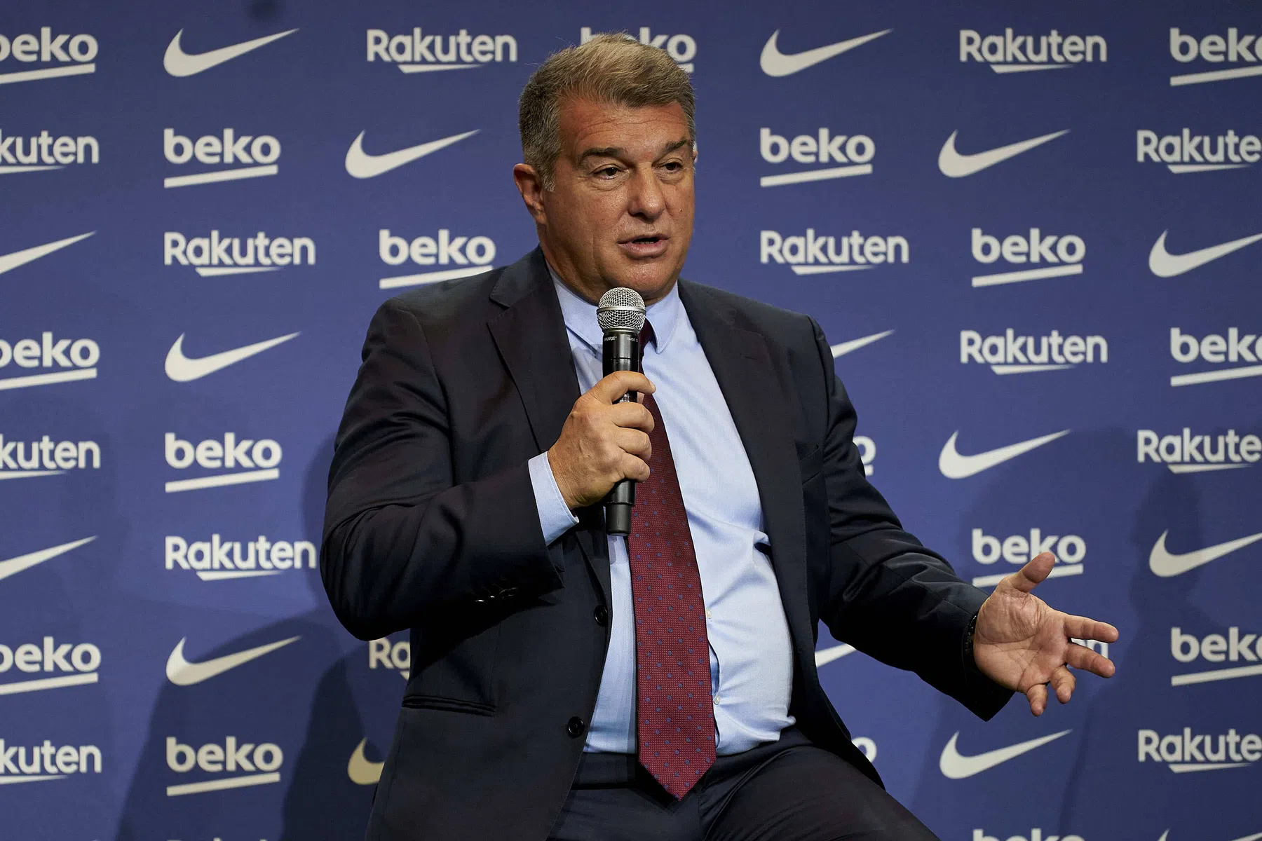Laporta hoopt op doorbraak voor Super League en gaat in op toekomst Dembélé