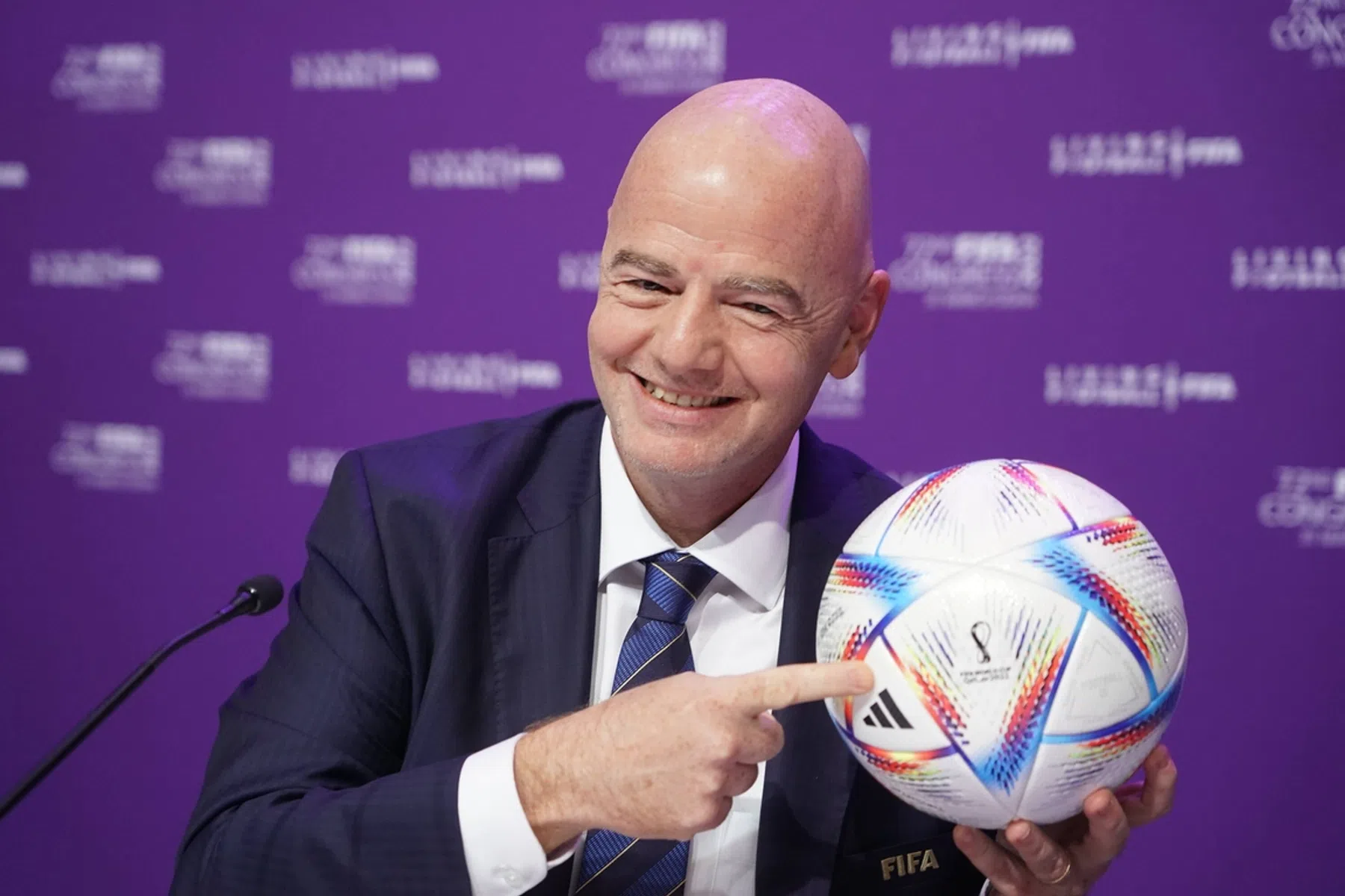Salaris Infantino blijft op peil tijdens coronacrisis