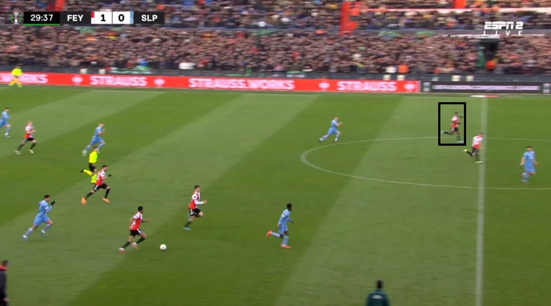 Luis Sinisterra is 'waanzinnig dominant' (maar ook schuldig aan een tegengoal)