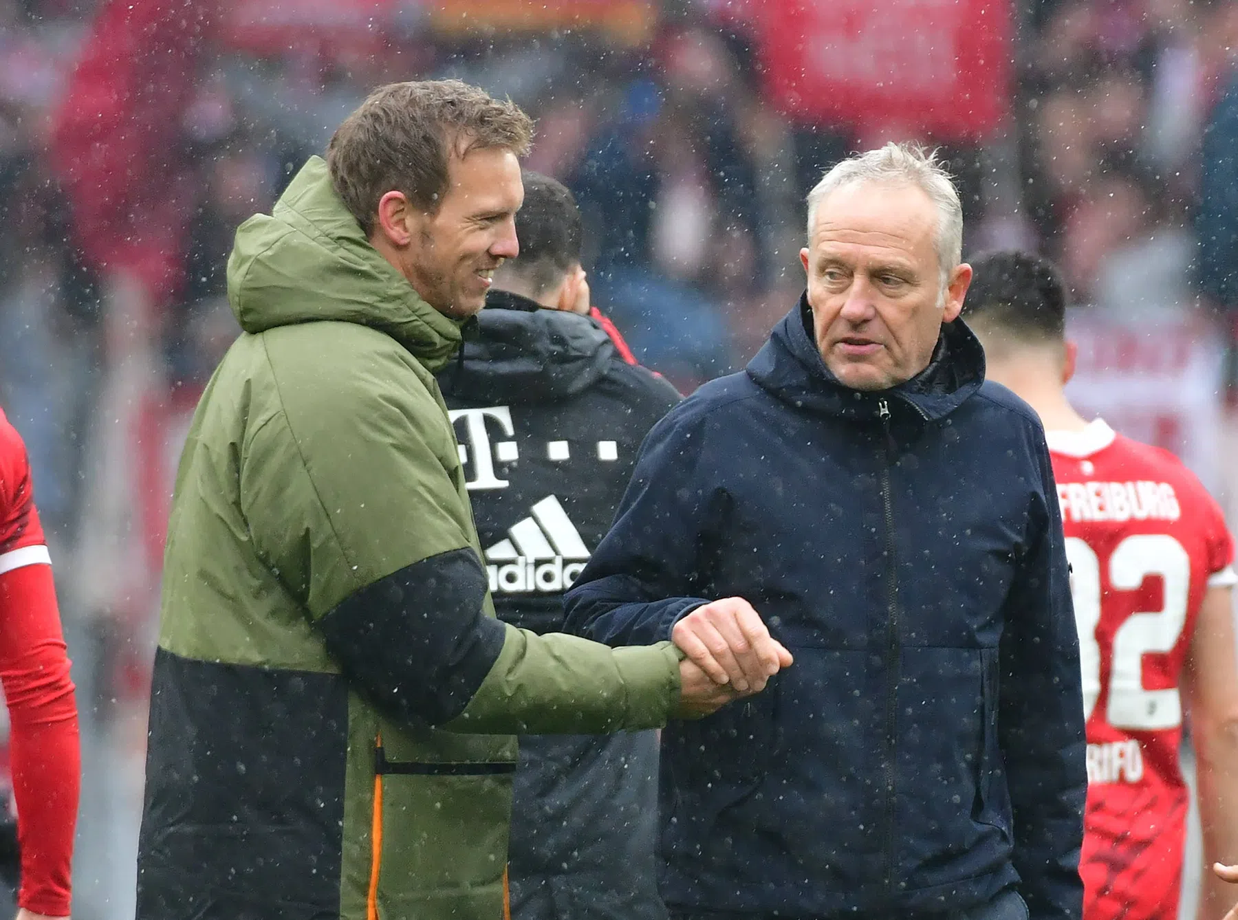 Nagelsmann biedt excuses aan bij Freiburg-collega na wisselincident