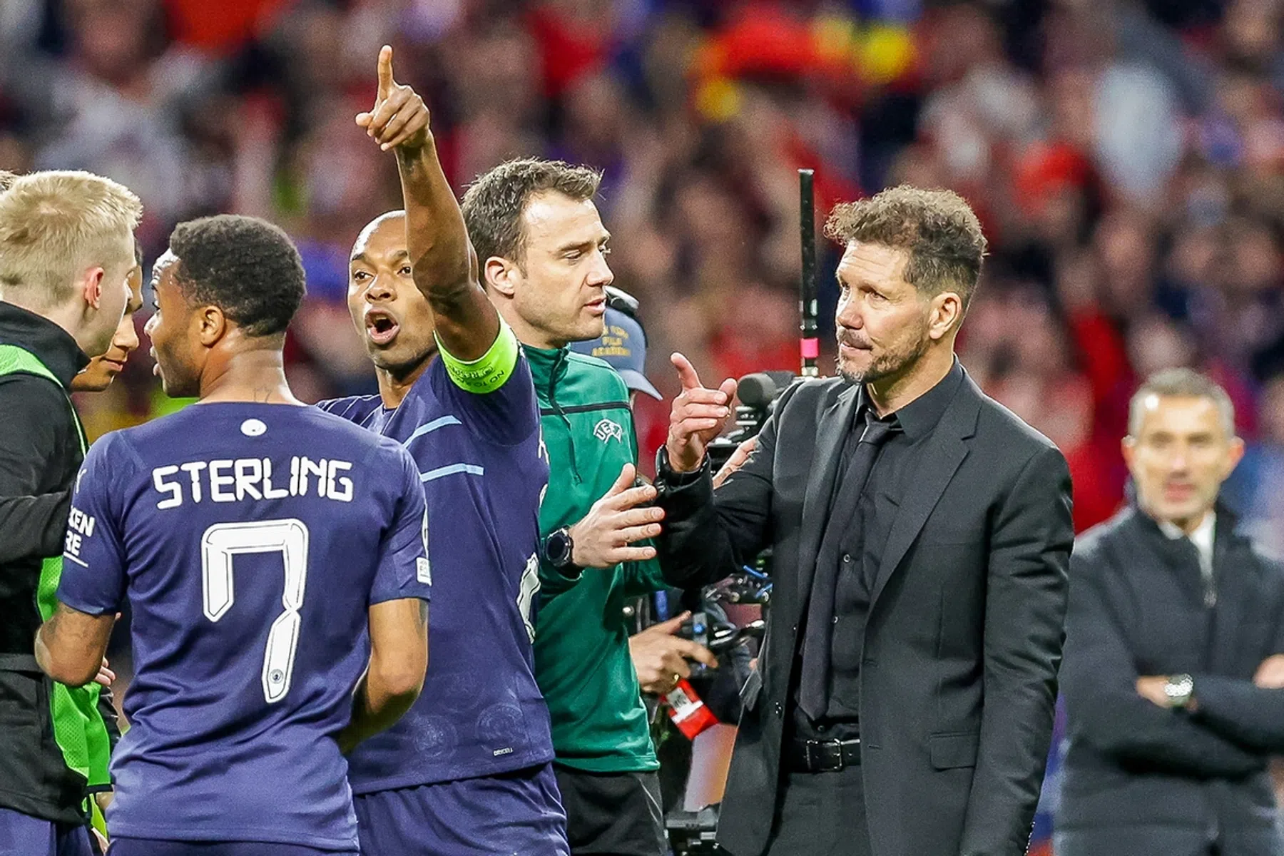 Simeone vilein richting Guardiola na avond met 'walgelijk gedrag'