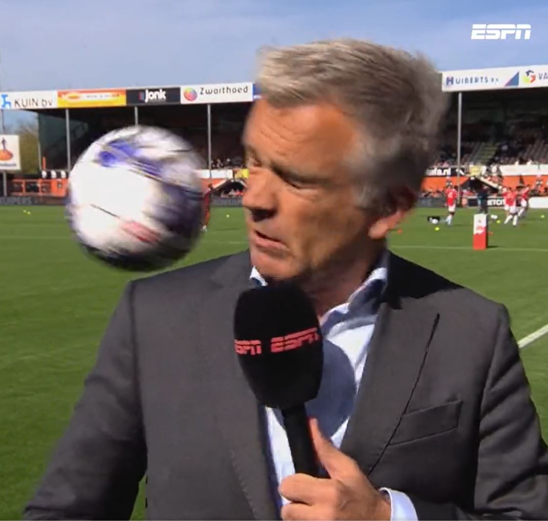 ESPN-verslaggever doet een 'Frans Adelaartje'
