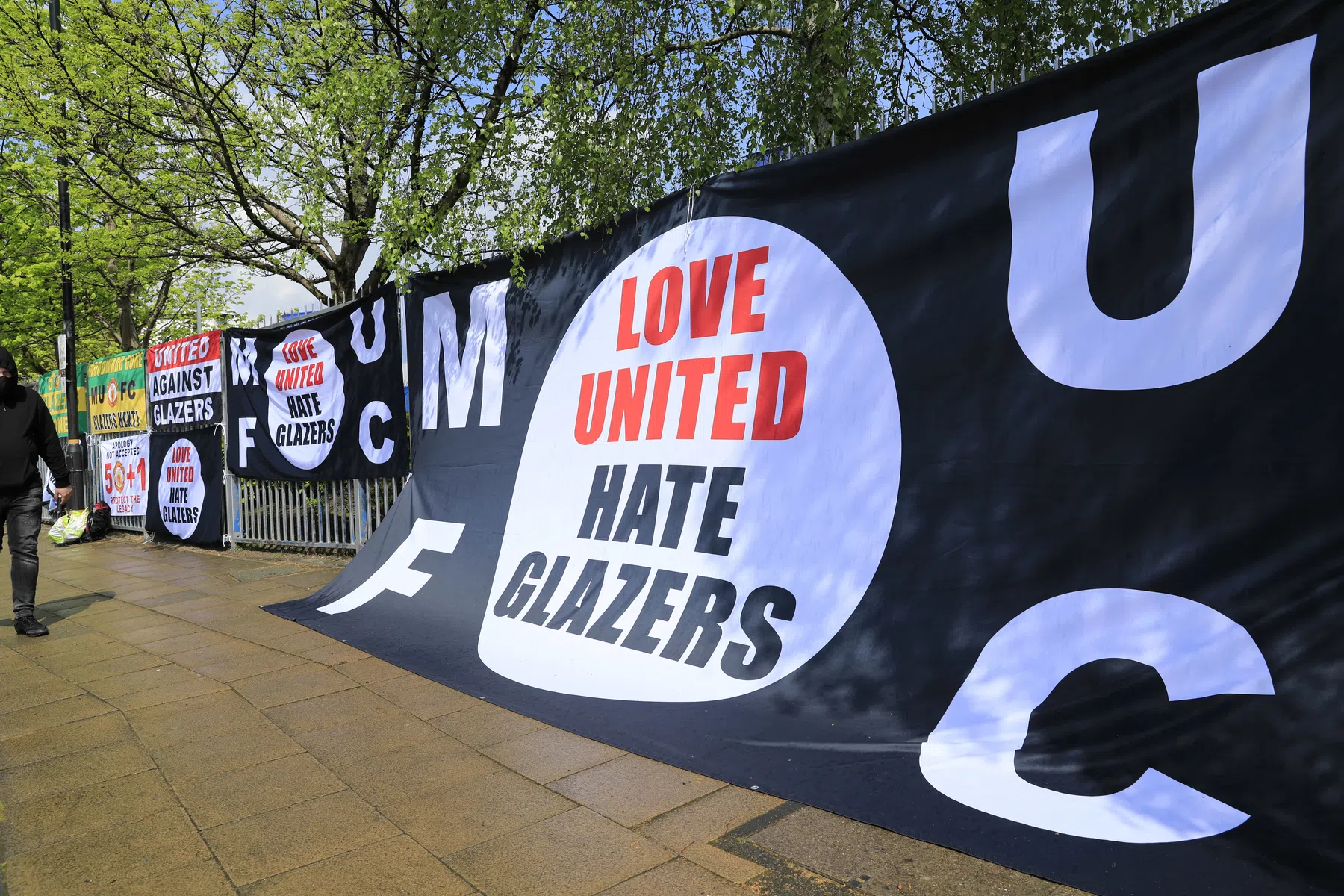 Fans Man Utd komen ook voor laatste thuisduel met protestacties