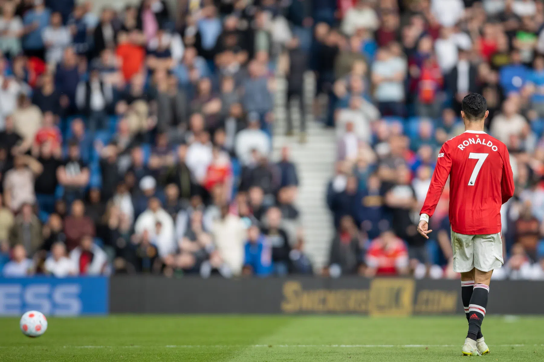 Ronaldo lachend op het veld bij afgang United: 'Dit vertelt het hele verhaal'