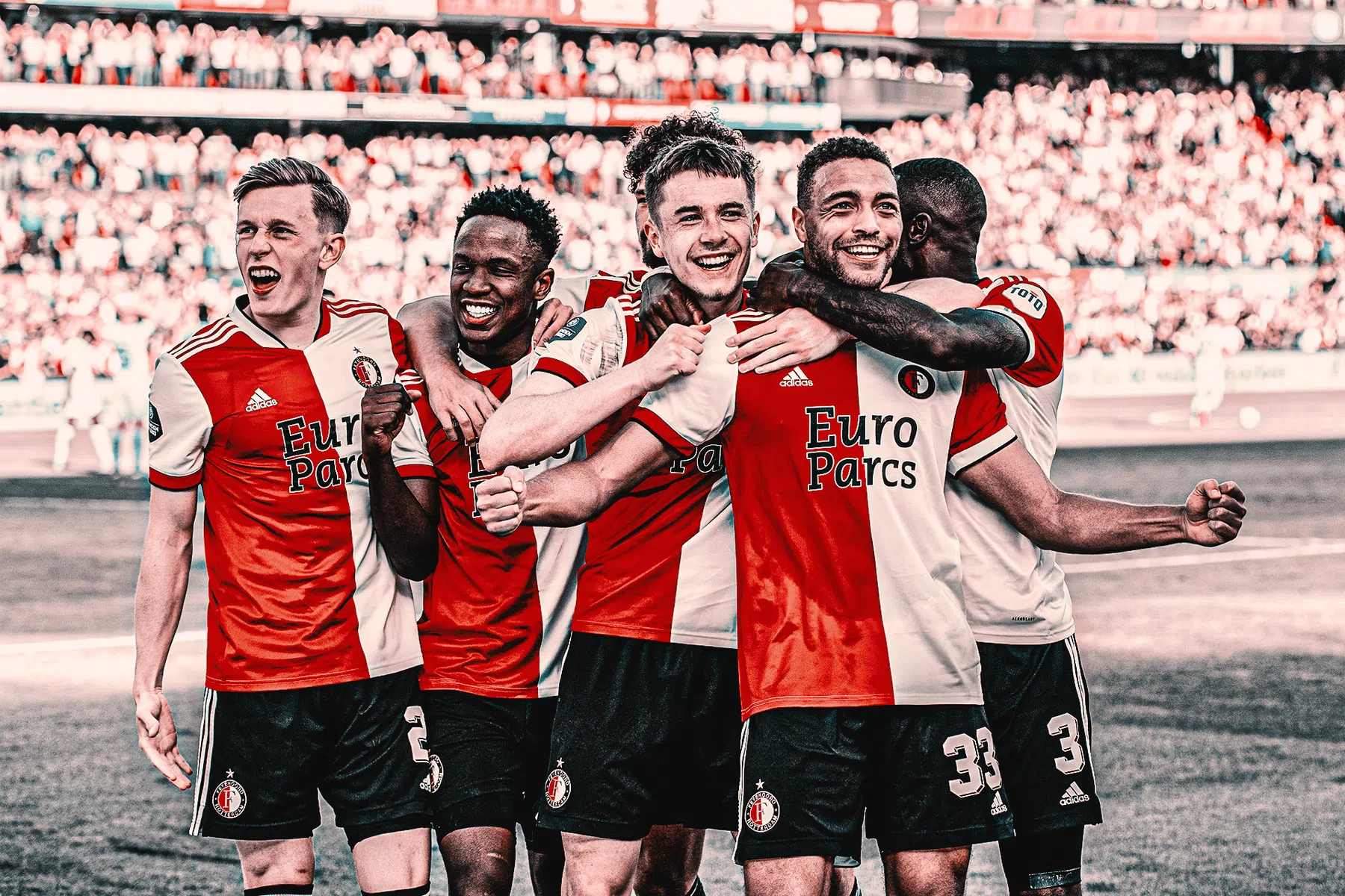 'Zeker qua spel zit Feyenoord heel dicht bij PSV en Ajax'