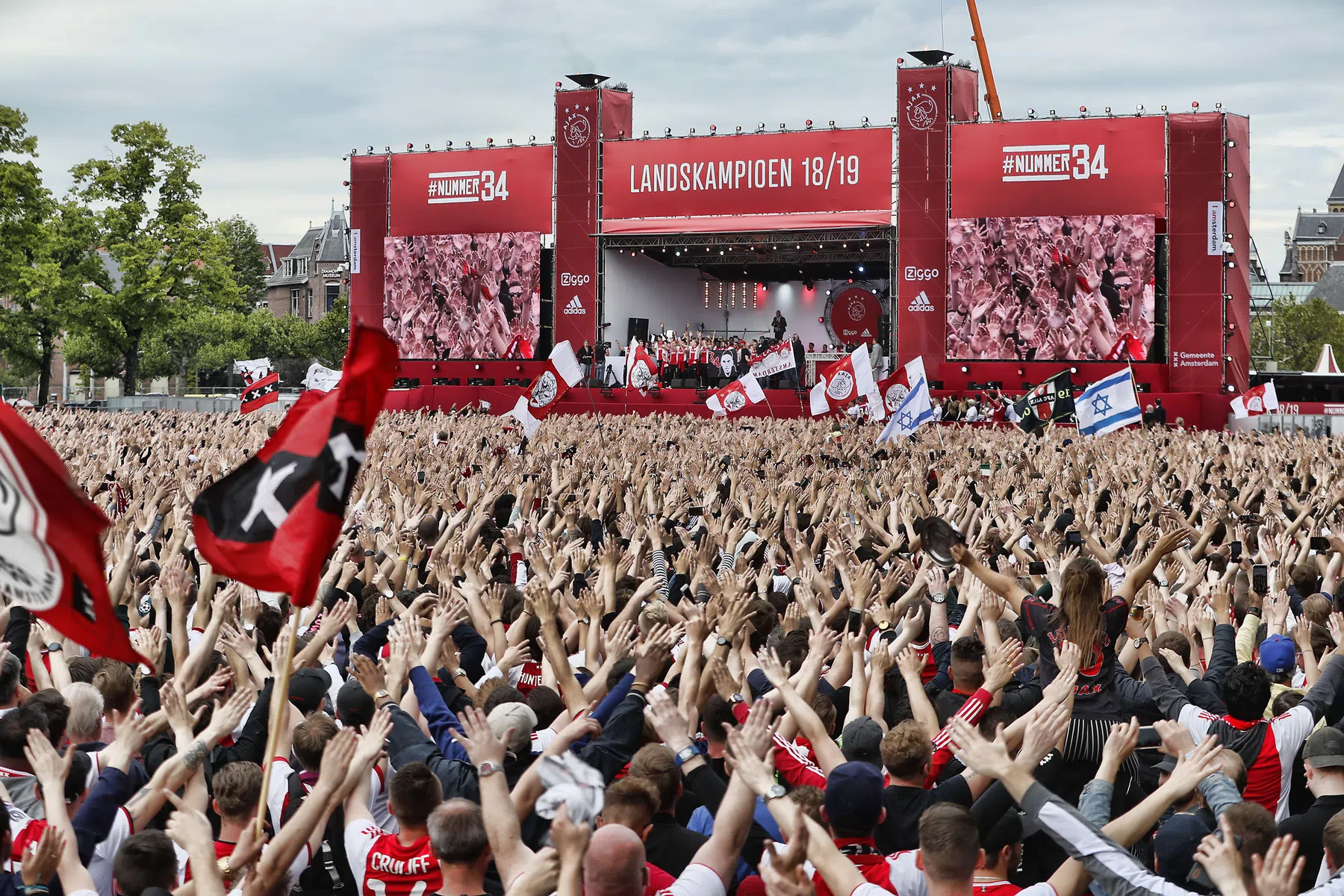Streep door mogelijke huldiging voor Ajax op Museumplein