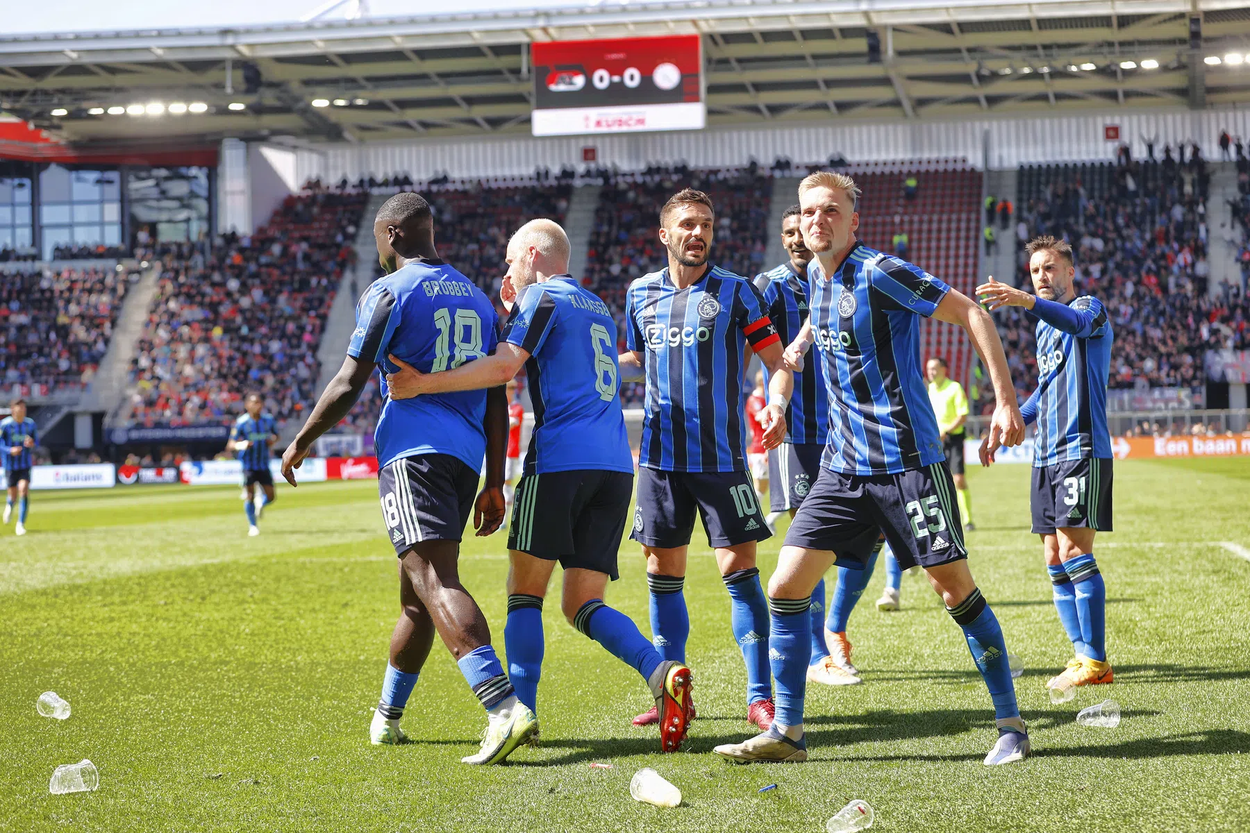 Hierin blonken de kampioenen van Ajax uit in de Eredivisie