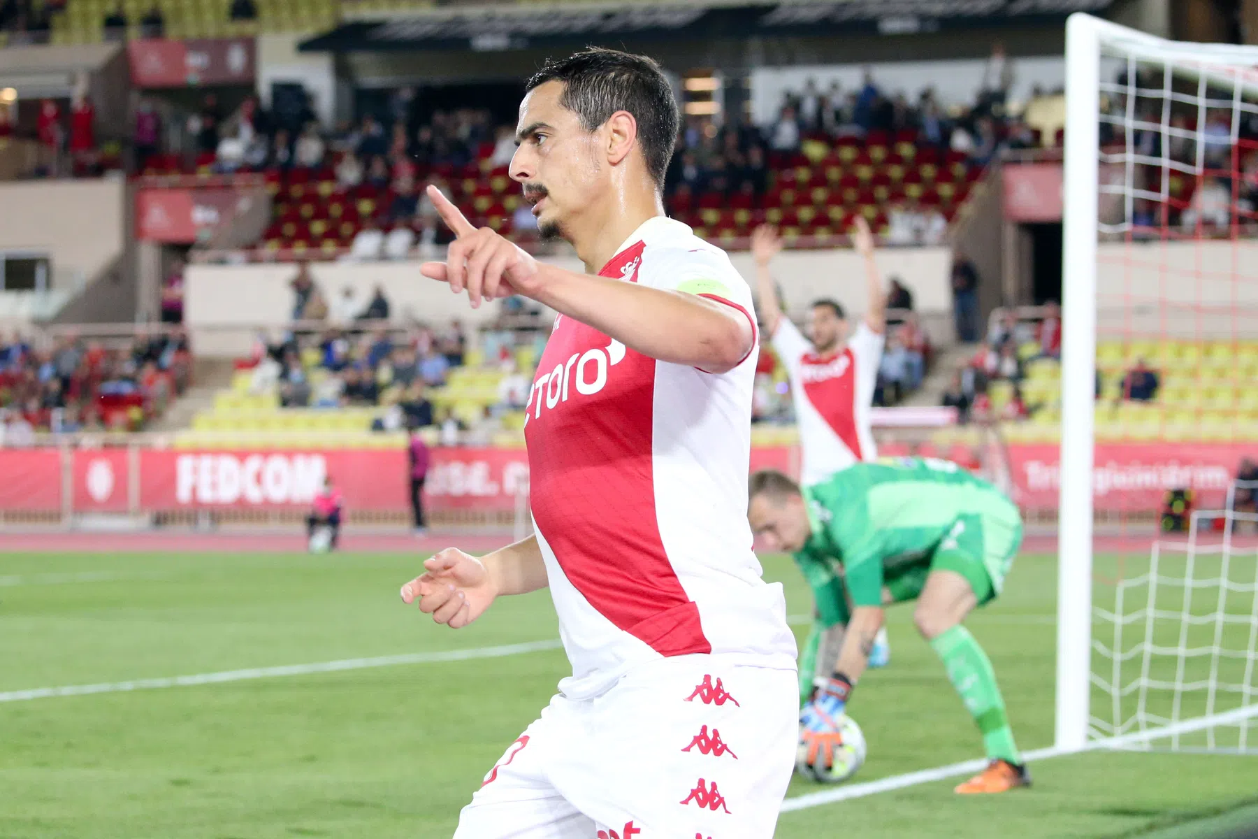 Ben Yedder brengt Monaco op CL-koers, doelpunt Kluivert helpt Nice niet