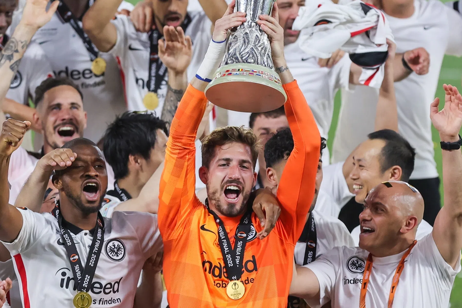 Eintracht Frankfurt-held Trapp extatisch: 'En dan pakken we dit ding'