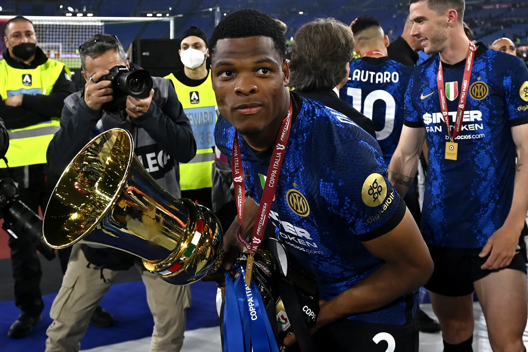 Inter-legende wil Dumfries 'met pijn in het hart' laten gaan voor 'droomduo'