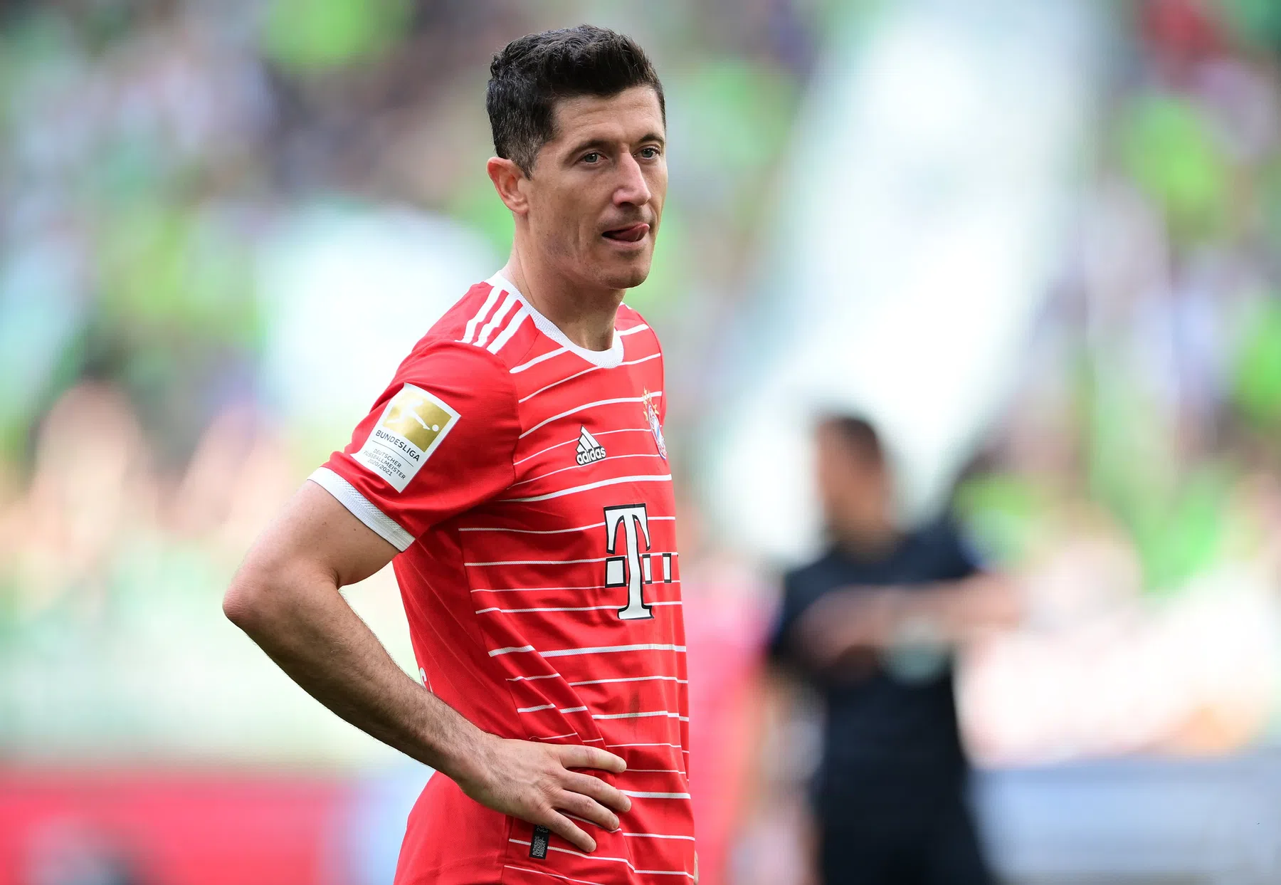 De frontale botsing tussen Robert Lewandowski en Bayern München