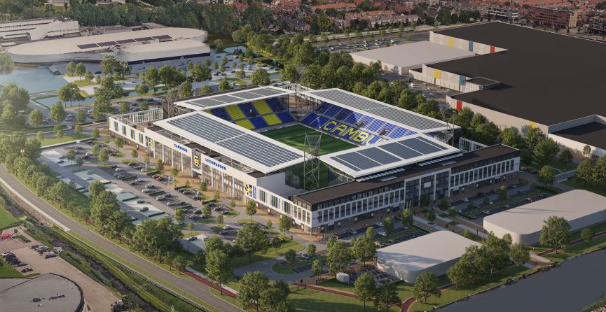 Cambuur maakt zich met eerste paal op voor 'aftrap van nieuw tijdperk'