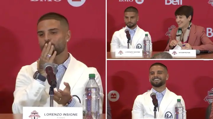 Insigne verrast door hartverwarmende 'vraag' bij presentatie in Toronto
