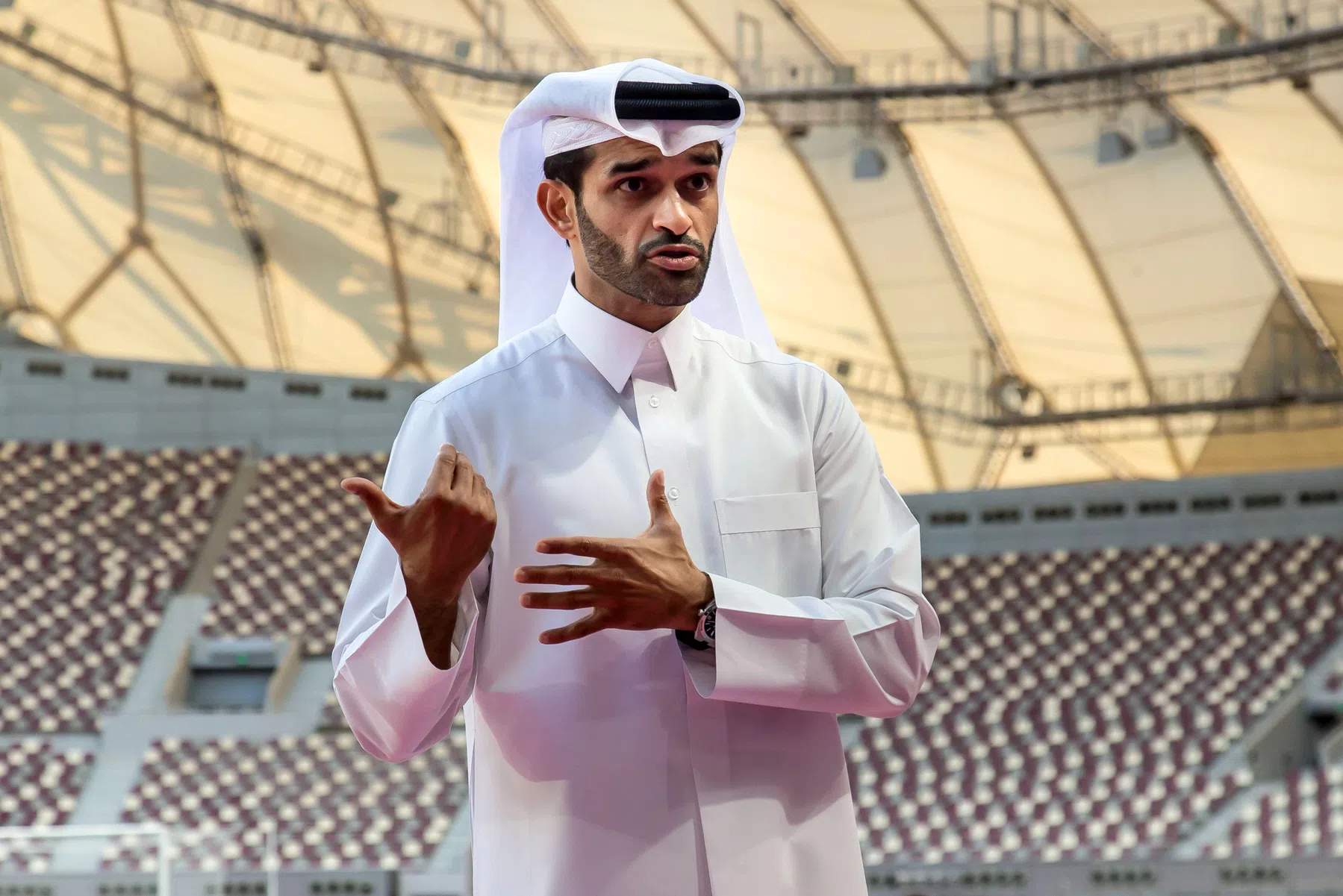 Toernooibaas Qatar volhardt: 'Drie doden bij stadions en geen corruptie rond WK' 