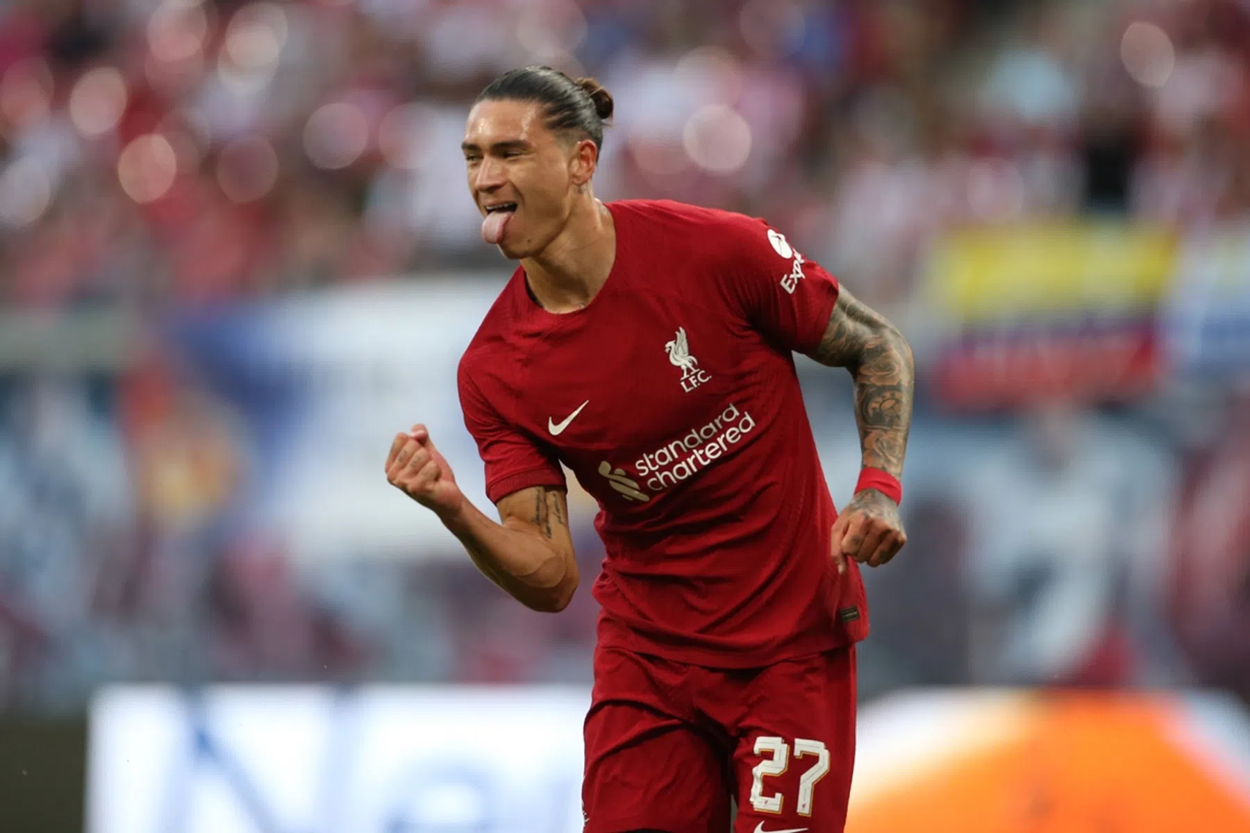 Liverpool-aankoop Núñez geeft in 45 minuten show weg tegen Leipzig