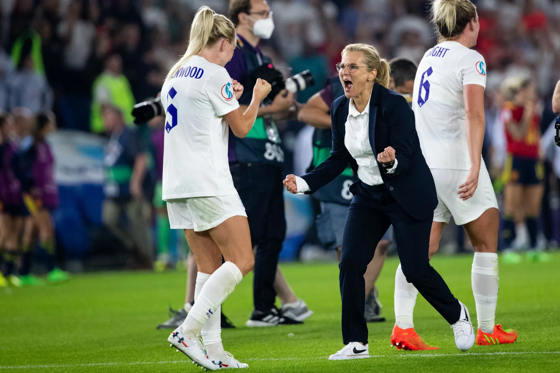 Britten raken niet uitgesproken over Wiegman's Lionesses en 'goal of the year'