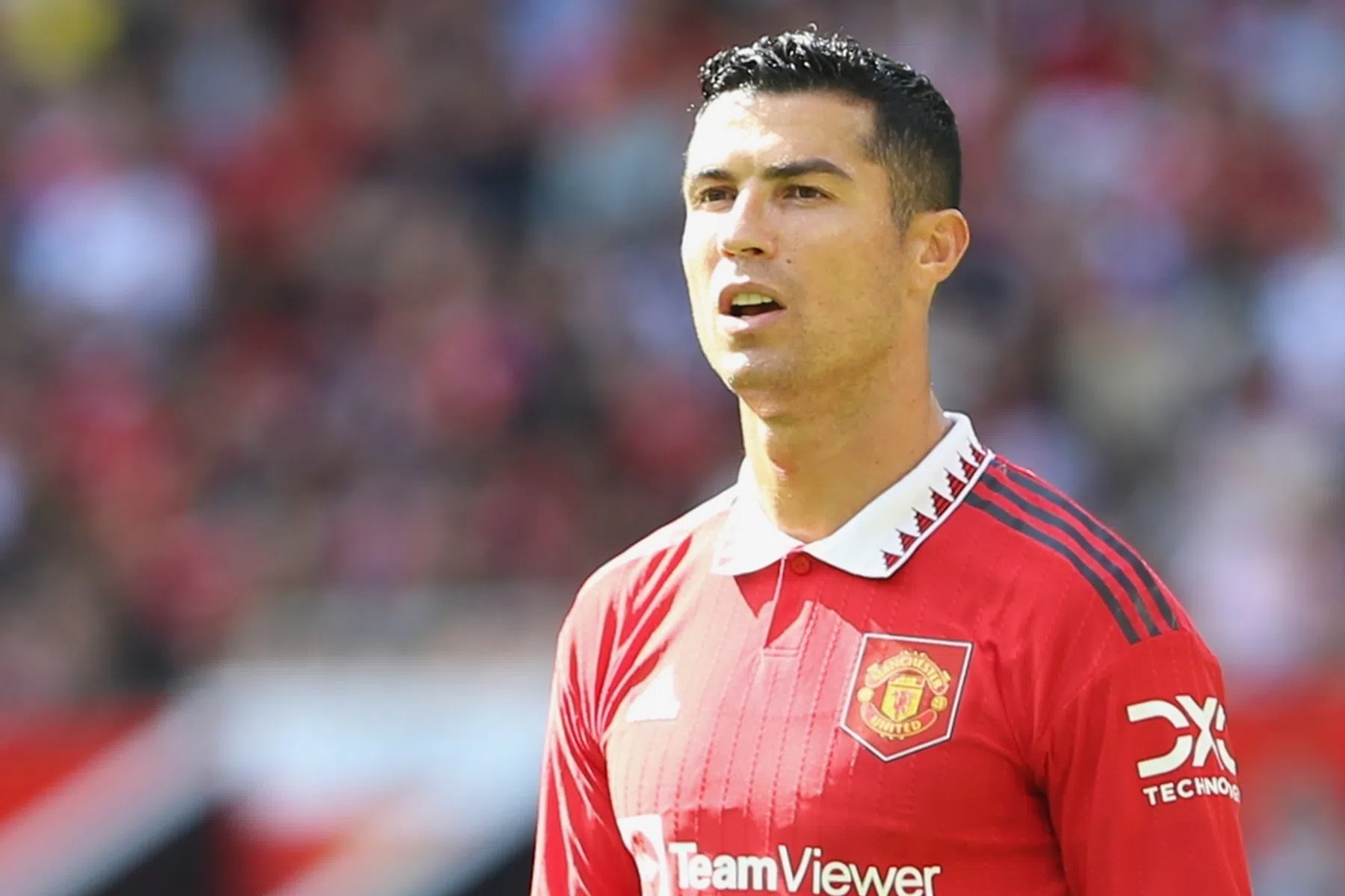 Opmerkelijk: Ronaldo verlaat Old Trafford nog voor laatste fluitsignaal