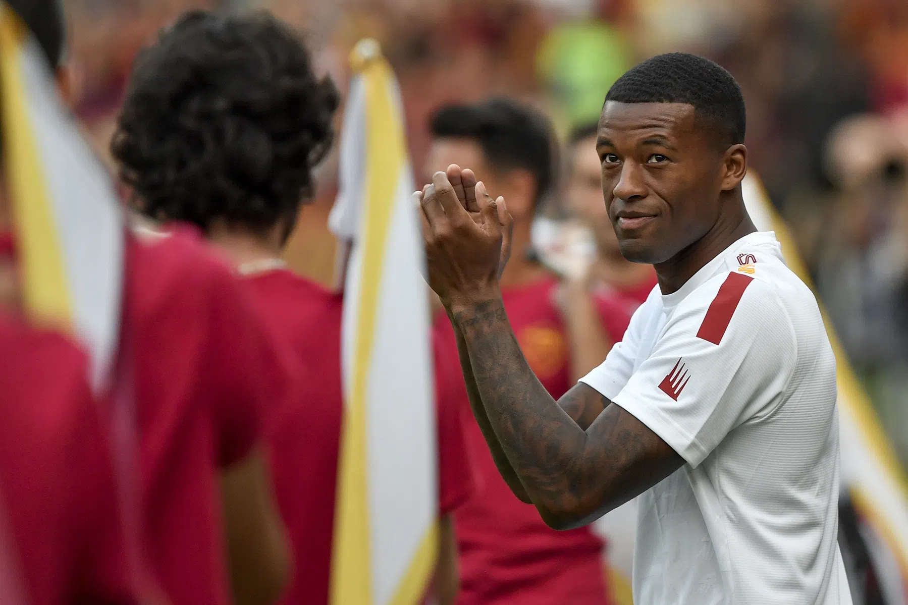 Grote glimlach bij Wijnaldum na zijn eerste wedstrijd als Roma-speler