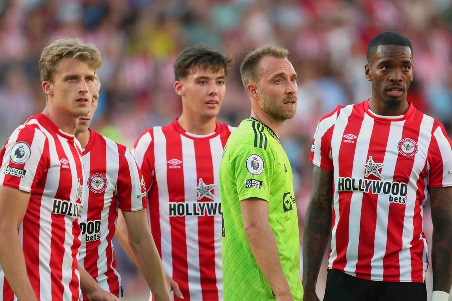 Eriksen uitgefloten door Brentford-fans: 'Dat is geen klasse'