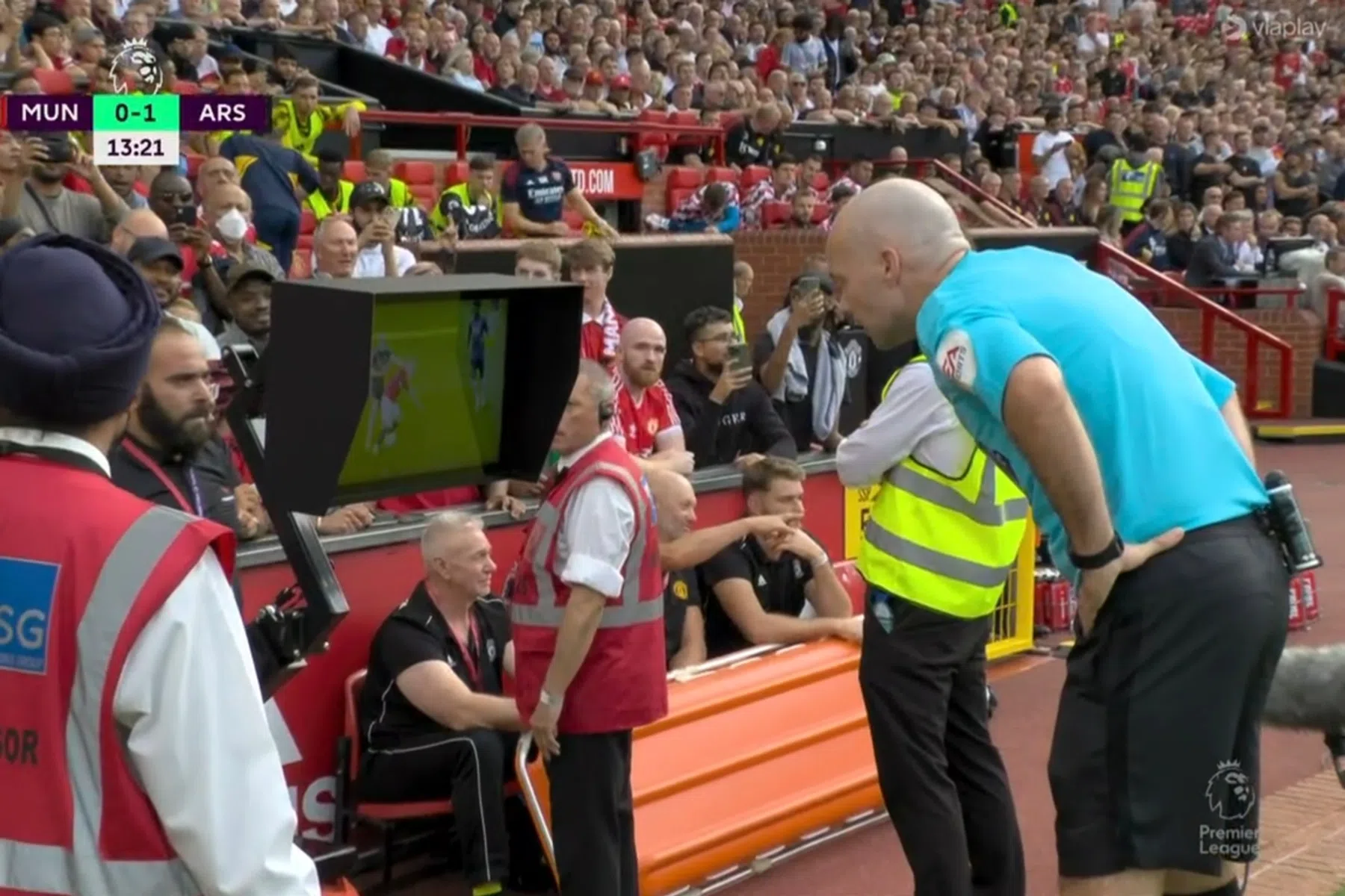 Arsenal voelt zich bestolen op Old Trafford: 'Erg moeilijk te begrijpen'