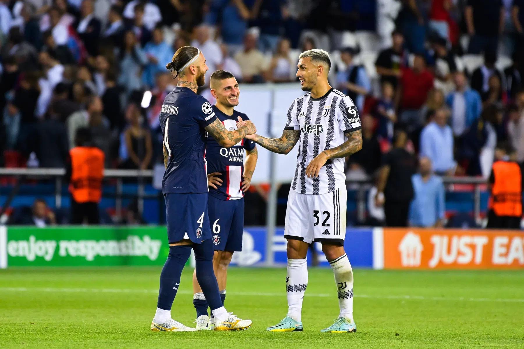 Verratti lacht om heethoofden Ramos en Paredes: 'Had er mijn huis om verwed'