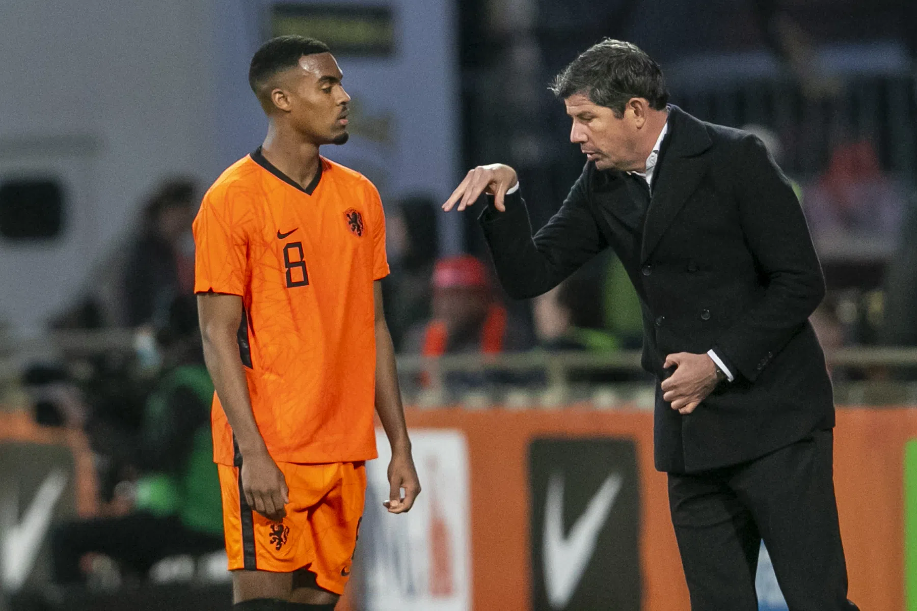 Jong Oranje is Brobbey dankbaar na zwakke tweede helft