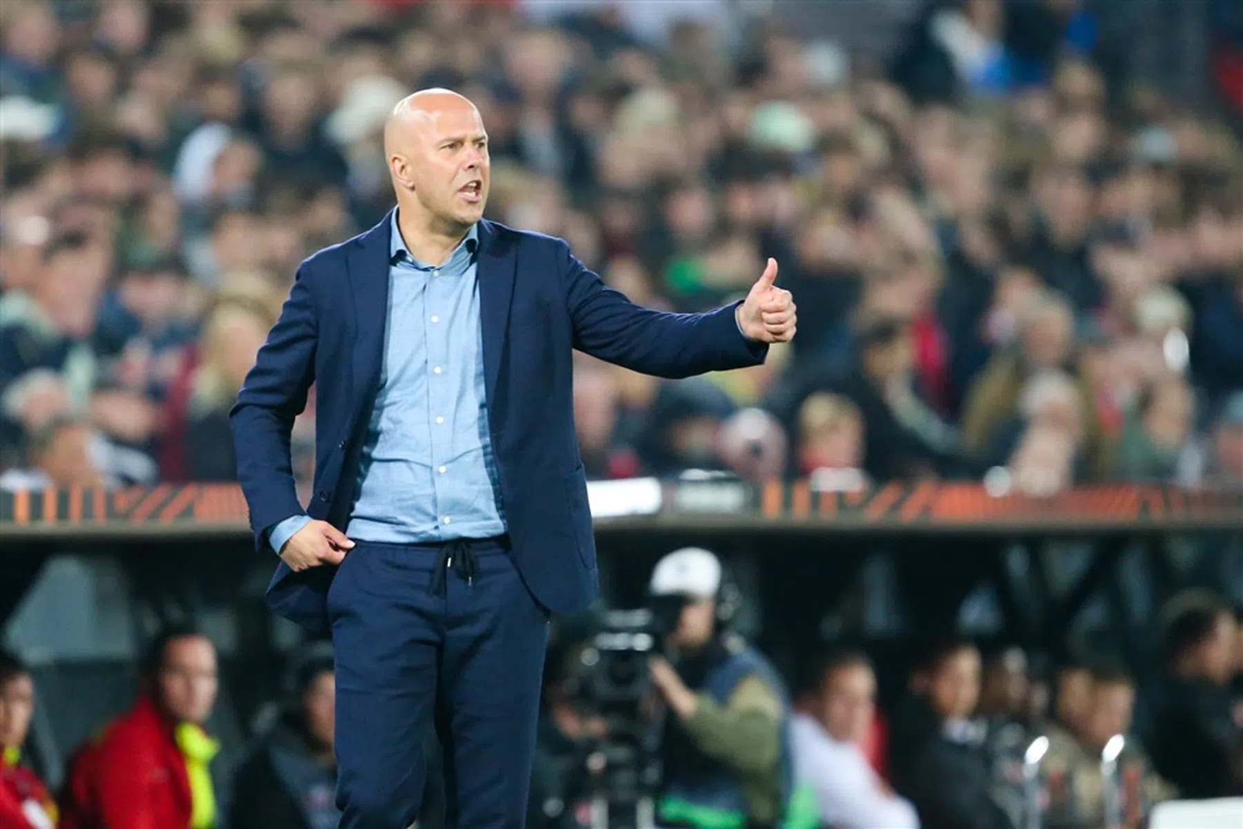 Slot positief verrast door Feyenoord: 'Ontzettend mooi om te zien'