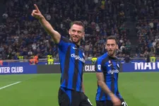 Thumbnail for article: De Vrij geeft het goede voorbeeld met zeldzame treffer voor Inter