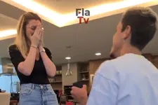 Thumbnail for article: Dubbel feest in Brazilië: WK-ganger vraagt vriendin ten huwelijk