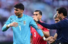 Thumbnail for article: Tegenvaller voor Iran: keeper valt uit na minutenlange behandeling