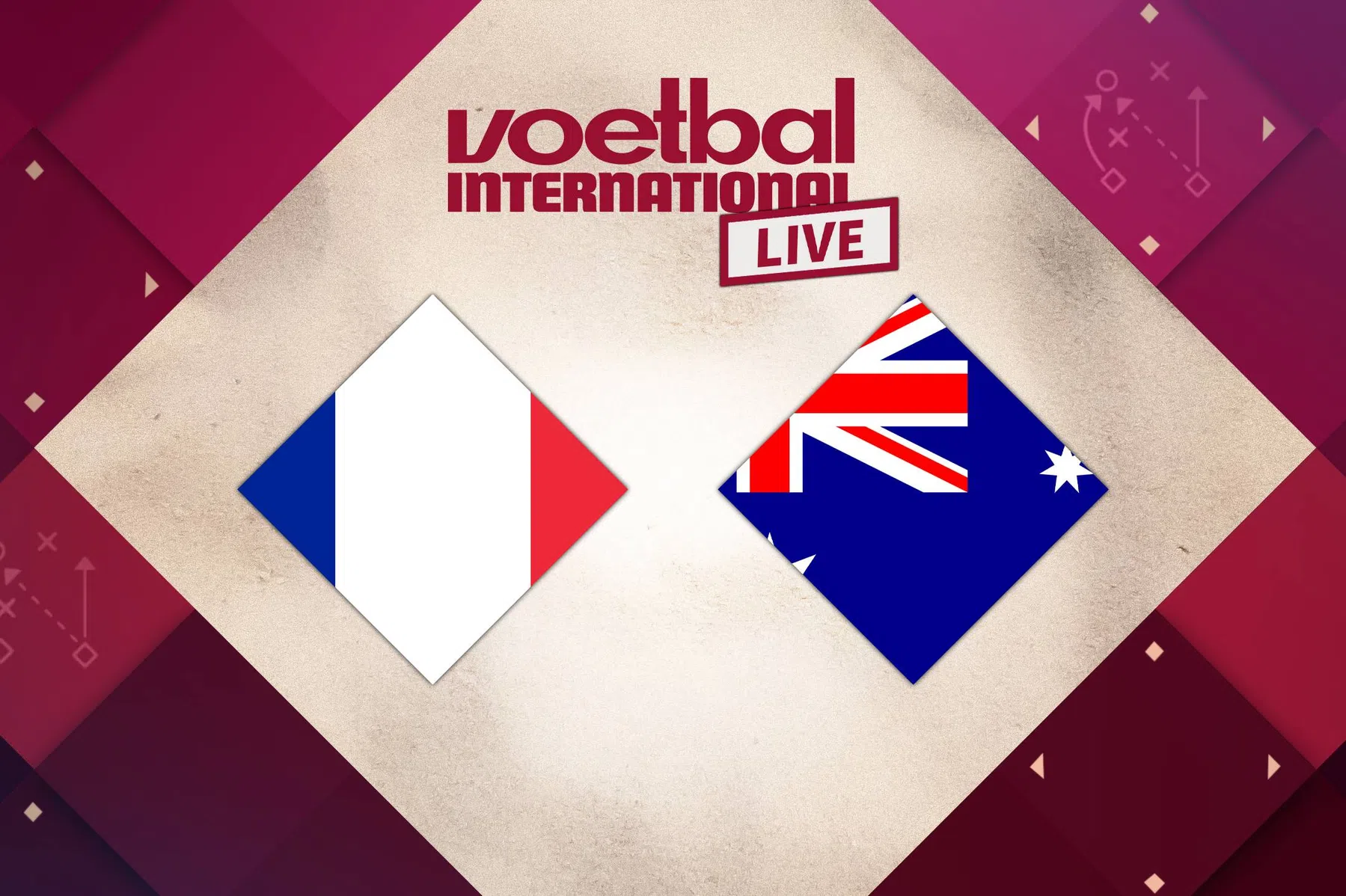 VI Live: Fransen starten goed in jacht op evenaring prestatie Italië en Brazilië
