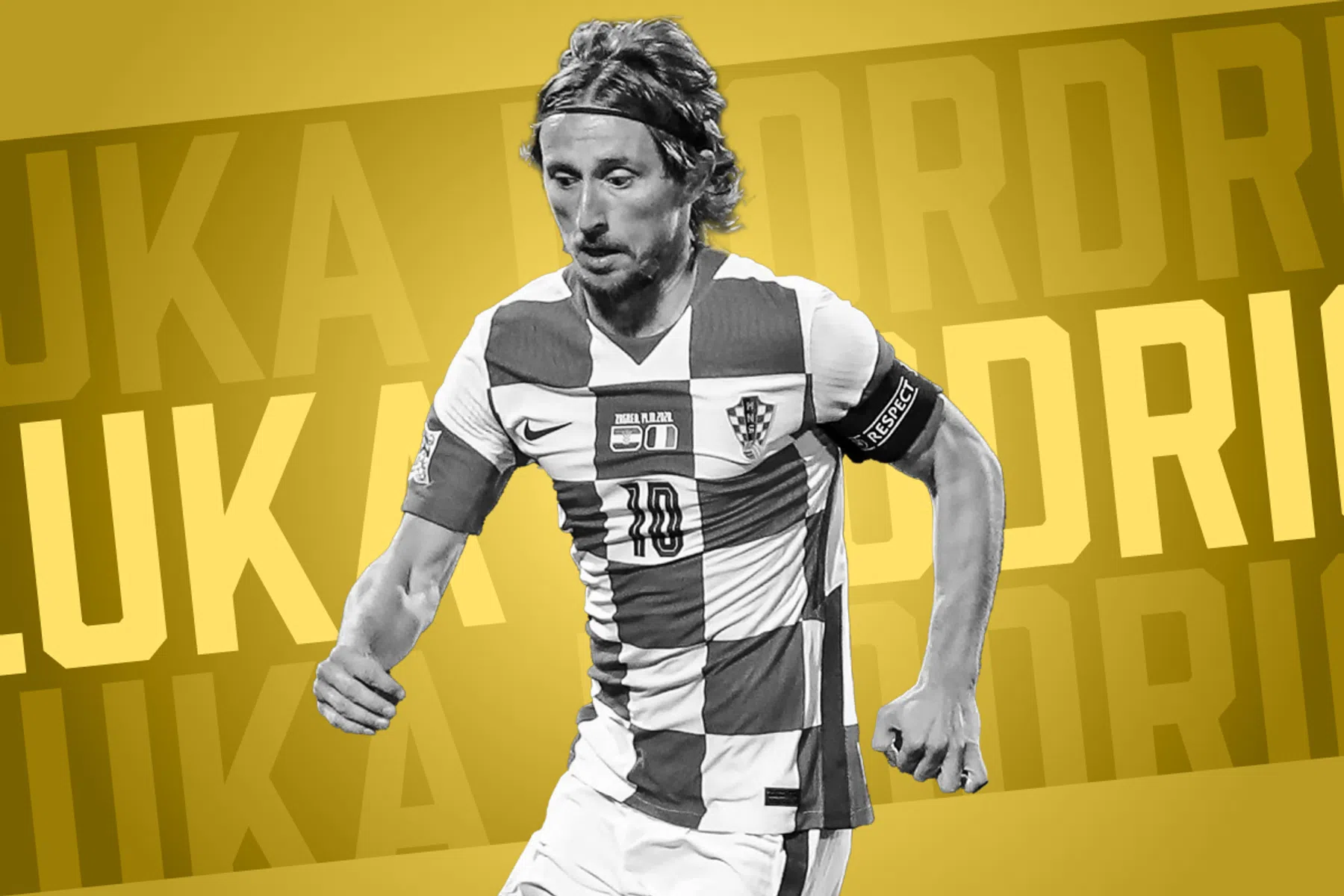 Luka Modric heeft aan zijn rechterbeen zowel een rechter- als linkervoet