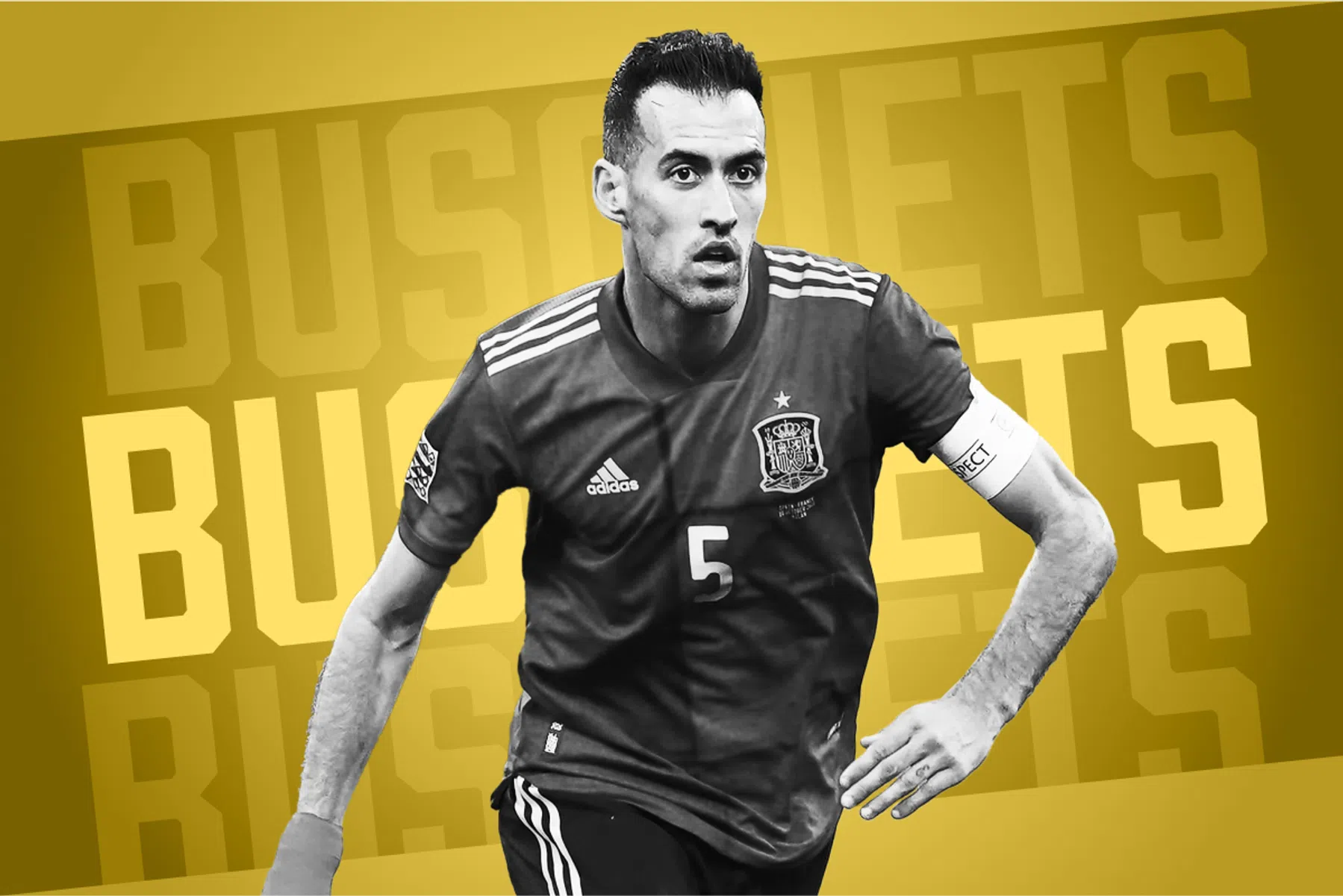 Sergio Busquets doet met één pass twee zetten tegelijk