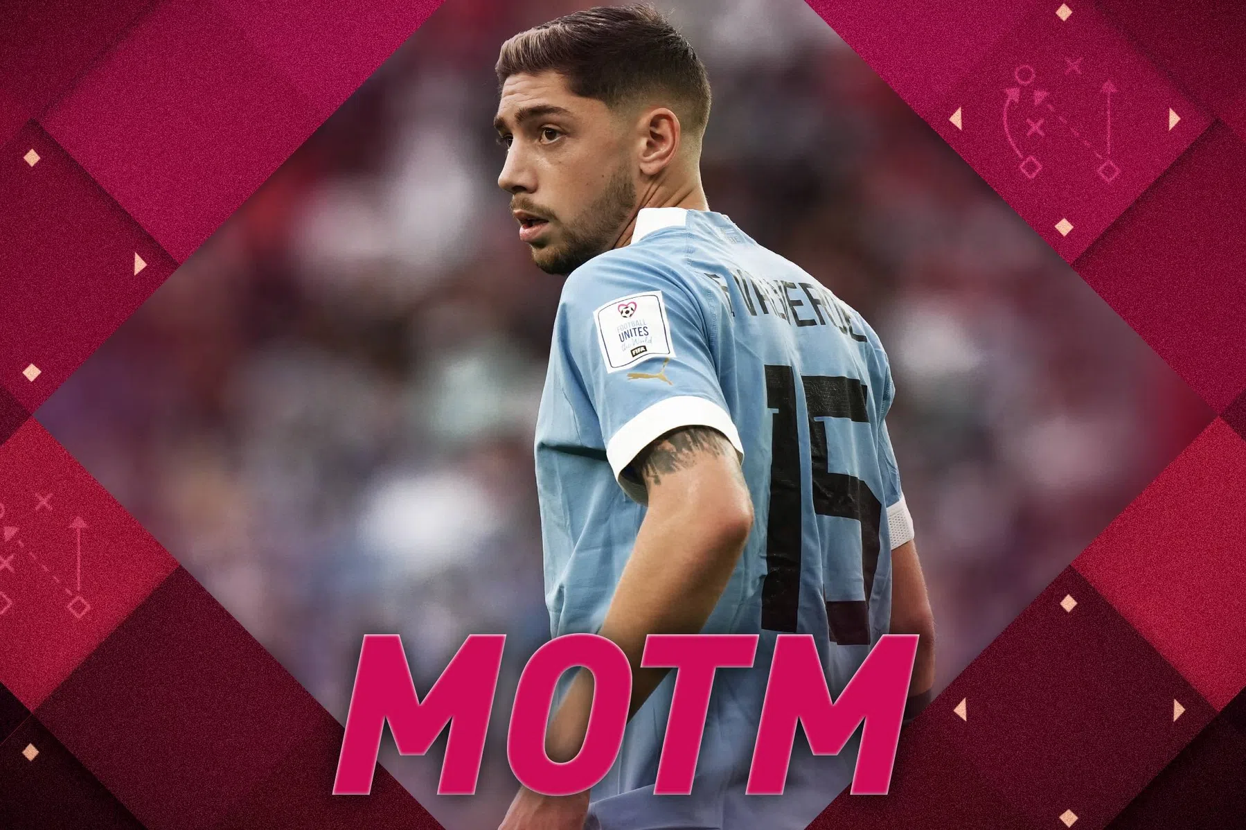De ster van Uruguay is niet langer een aanvaller