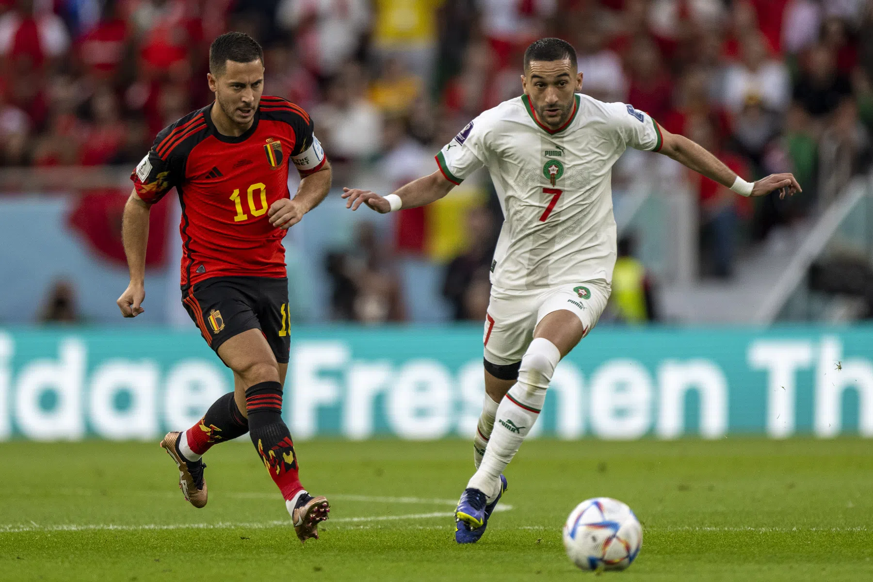 Ziyech niet onder de indruk van Rode Duivels: 'Kroatië was veel sterker'