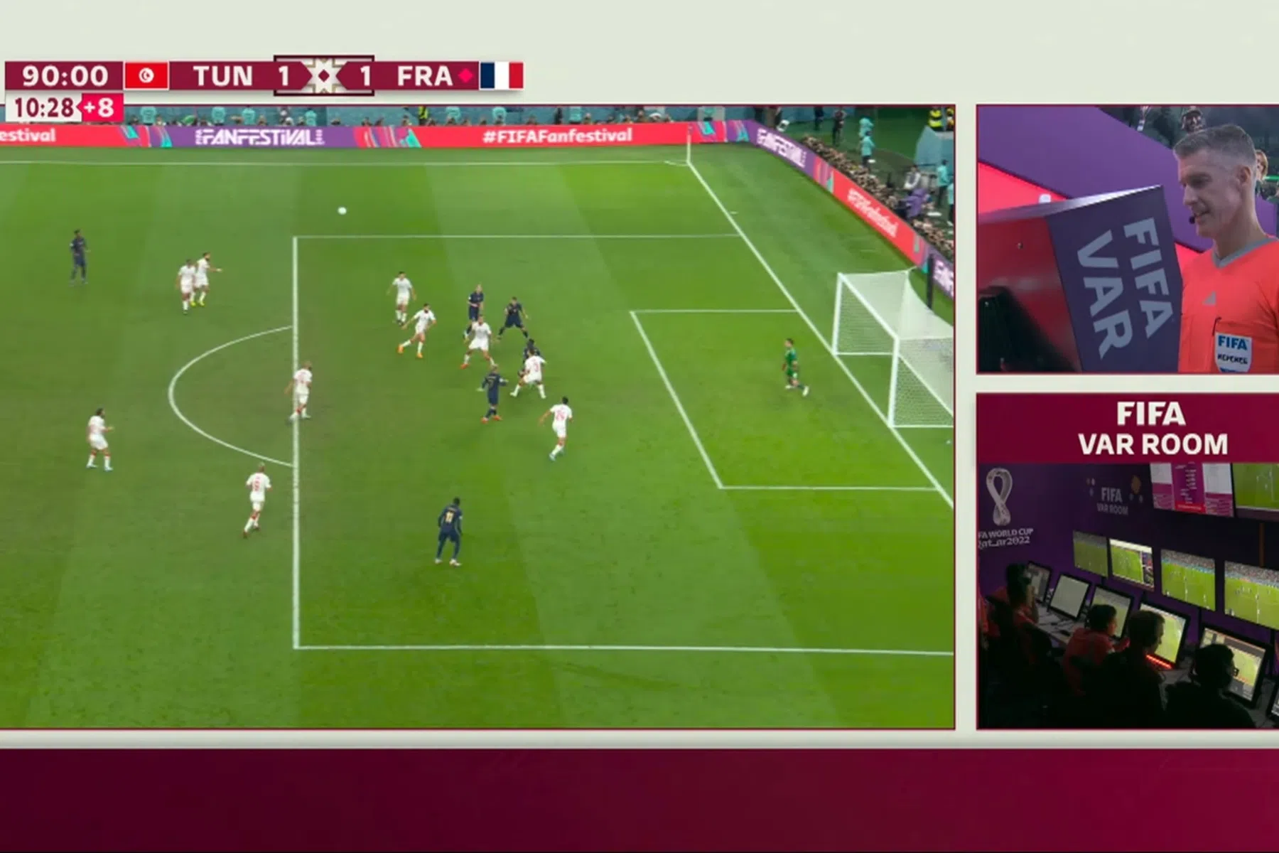 Televisiekijkend Frankrijk mist controversieel besluit om goal af te keuren