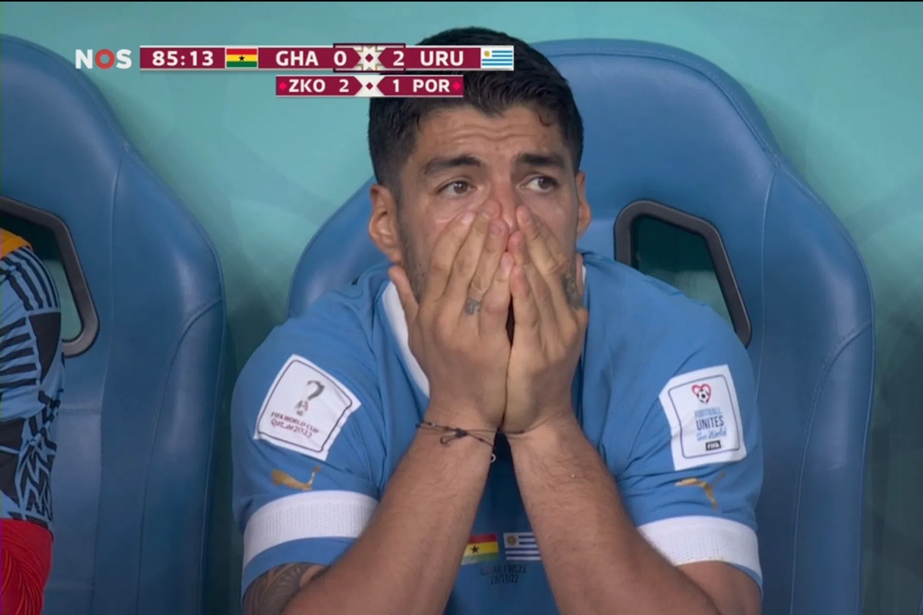 Grote ontsteltenis bij Uruguay: uitschakeling ondanks zege op Ghana