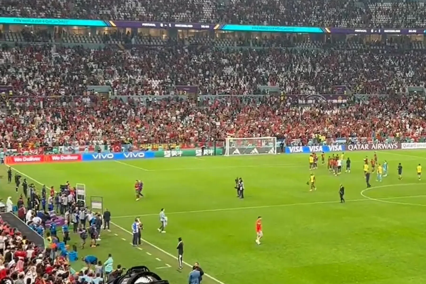 Gefrustreerde Ronaldo beent direct na Portugees WK-succes het veld af