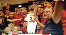 Thumbnail for article: Marokkaanse spelers eren Nouri na overwinning op Spanje