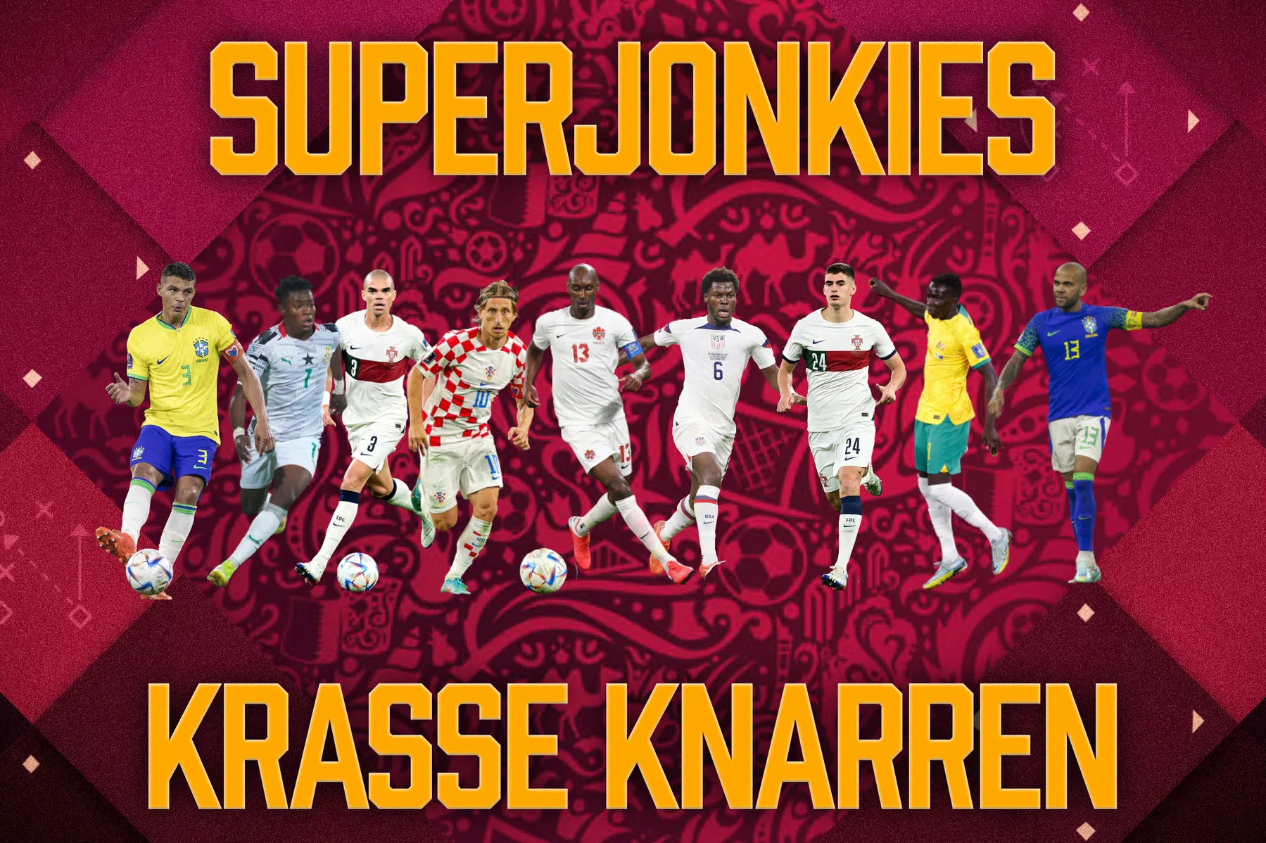 Dit is het WK van de superjonkies en krasse knarren